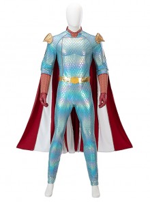 Drama The Boys Season 4 The Homelander Ice Snow Edition Halloween Cosplay Costume Set Without Shoes