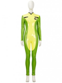 X-Men '97 Rogue Anna Marie Halloween Cosplay Costume Green Bodysuit