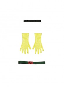 X-Men '97 Rogue Anna Marie Halloween Cosplay Accessories Gloves And Belt Including Mold And Headband