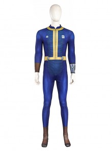 TV Drama Fallout Male Characters Halloween Cosplay Costume Printed Version Bodysuit