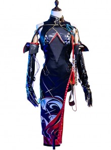 Game Wuthering Waves Yinlin Halloween Cosplay Costume Full Set