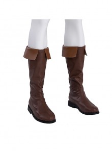 The Legend Of Zelda Tears Of The Kingdom Link Hylian Halloween Cosplay Accessories Brown Boots