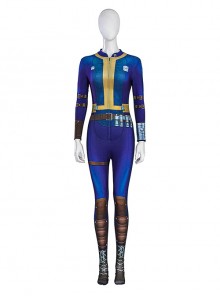 TV Drama Fallout Lucy MacLean Halloween Cosplay Costume Printed Version Bodysuit