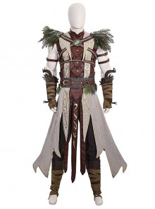 Game Baldur's Gate 3 Halsin Halloween Cosplay Costume Set Without Shoes