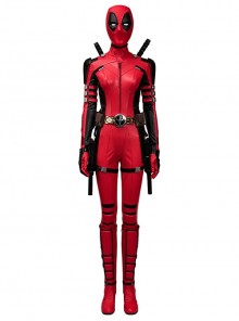 Deadpool & Wolverine Female Deadpool Bodysuit High-End Version Halloween Cosplay Full Set